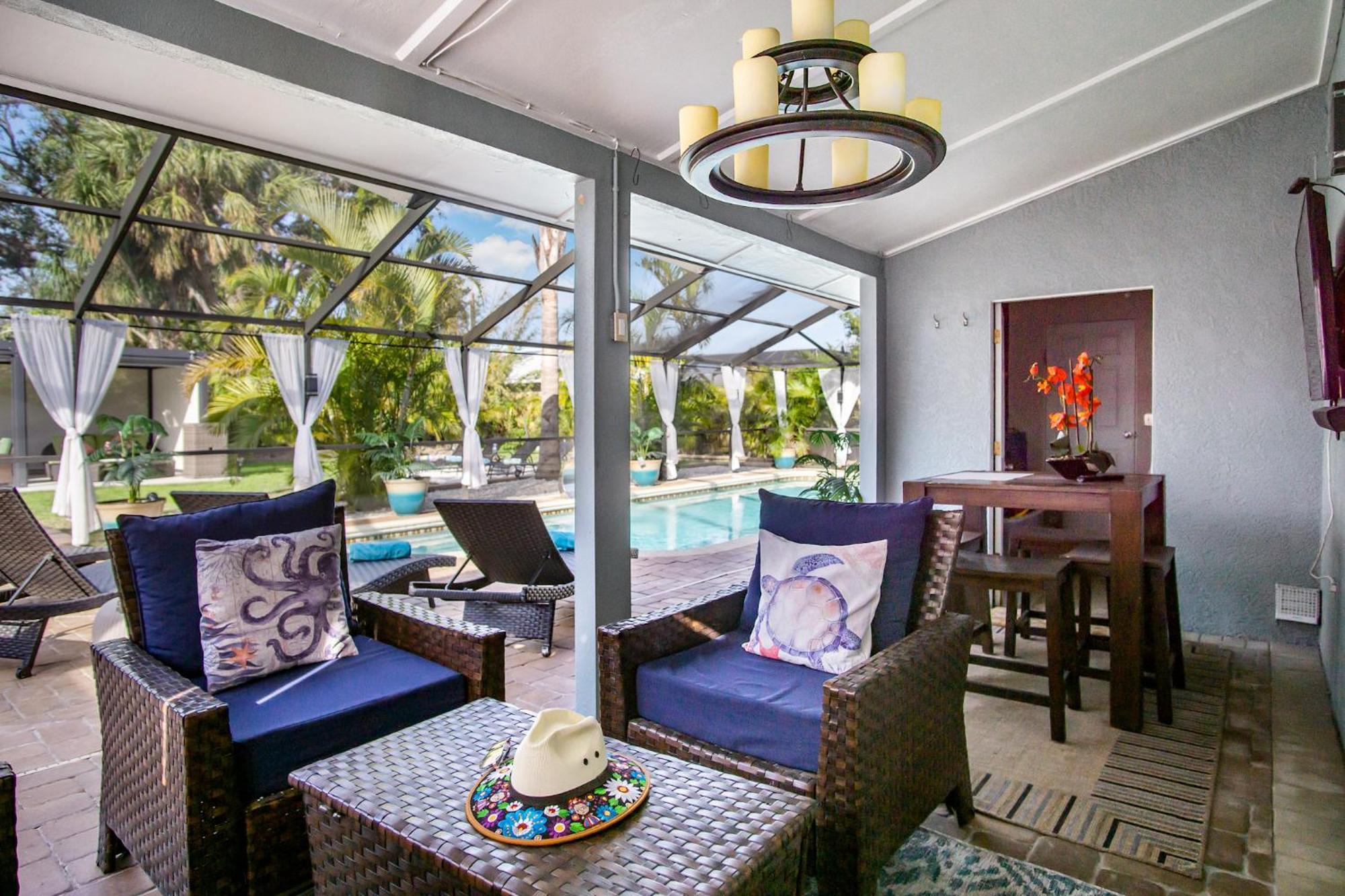 Beach Cottage With Heated Pool Just Off Siesta Key Sarasota Buitenkant foto